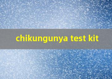 chikungunya test kit